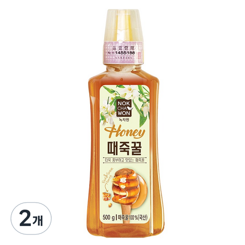 녹차원 국내산 때죽꿀, 2개, 500g