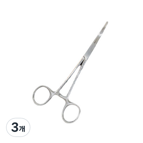 대한의료기 모스키토 켈리 의료용 가위 상품 곡선 14cm, 3개