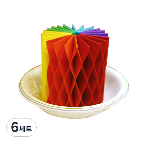 오즈펠트 무지개 펠트 가습기 DIY패키지, 6세트