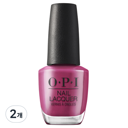 오피아이 네일락커 매니큐어 HRP06, Feelin'' Berry Glam, 2개, 15ml