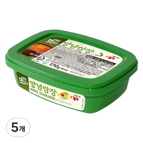 매일식품 매일 맛있는 양념 쌈장, 5개, 170g