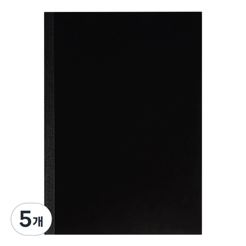 OXFORD 블랙커버 양장식 노트 A4 80매, 5개