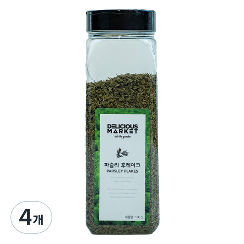 딜리셔스마켓 파슬리후레이크, 100g, 4개