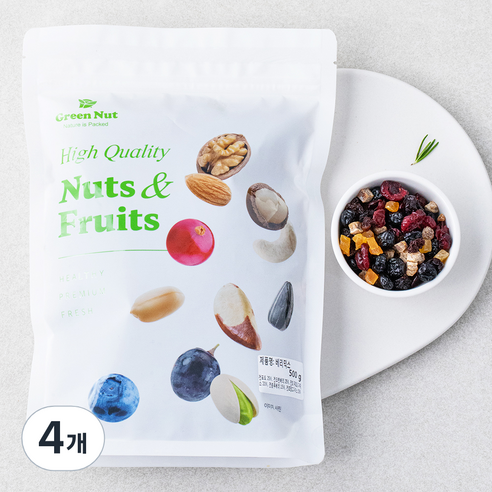 그린너트 베리믹스, 500g, 4개