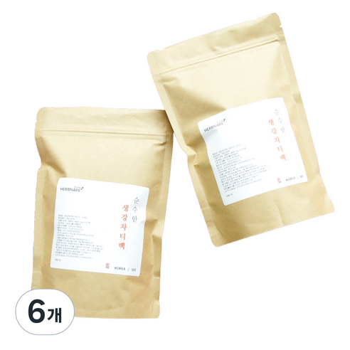 허브나래 생강차, 1g, 50개입, 6개