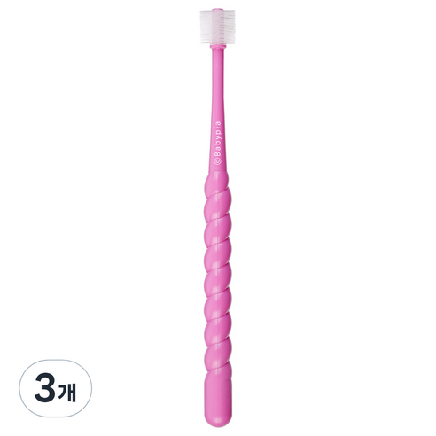 예꼬맘 360도 임산부용 칫솔 핑크, 1개입, 3개