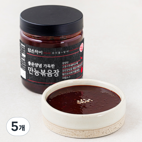담은차이 좋은양념 가득한 만능볶음장, 400g, 5개