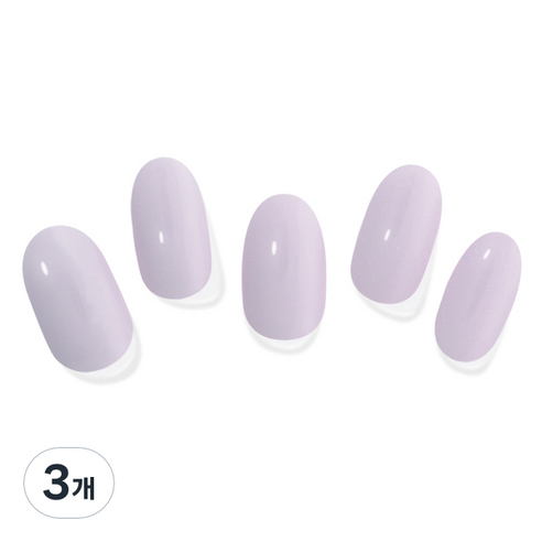 모노몬드 젤네일 스티커, 3개, 105 Pale lilac