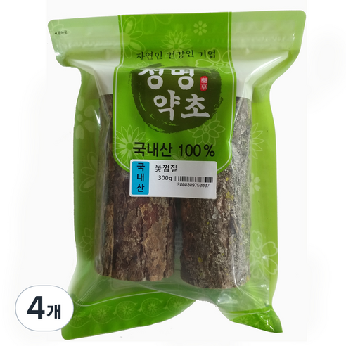청명약초 옻껍질, 300g, 4개