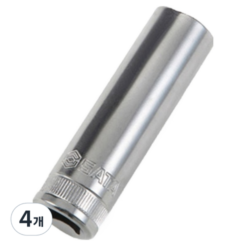 사타 육각 롱 소켓 8mm 12401, 4개