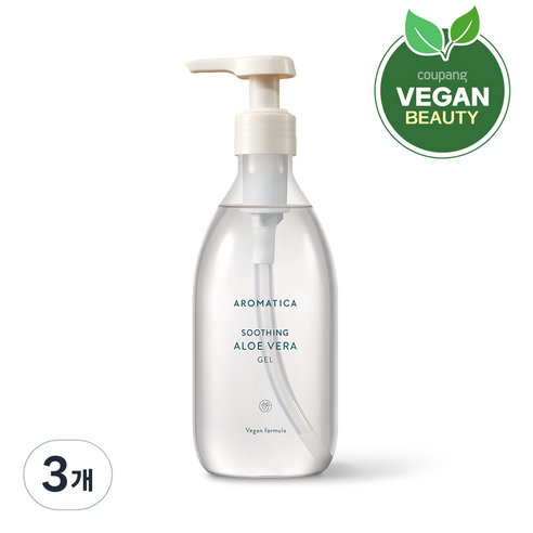 아로마티카 수딩 알로에 베라 젤, 300ml, 3개