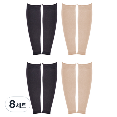 블럭마트 종아리 압박스타킹 랜덤발송, 8세트