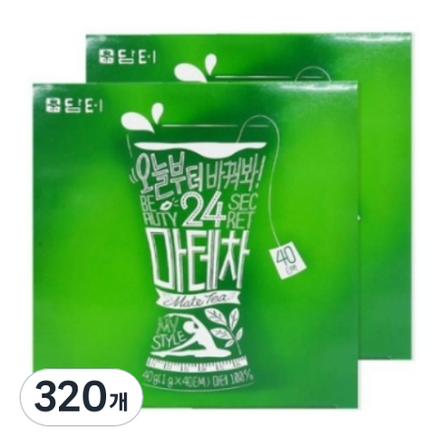 담터 마테차, 1g, 320개