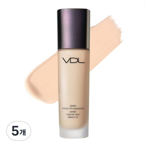 브이디엘 엑스퍼트 퍼펙트 핏 파운데이션 30ml, A01, 5개