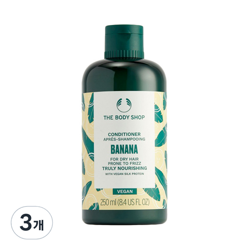 더바디샵 바나나 컨디셔너, 250ml, 3개