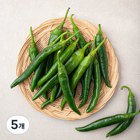 못난이 오이맛 고추, 600g, 5개
