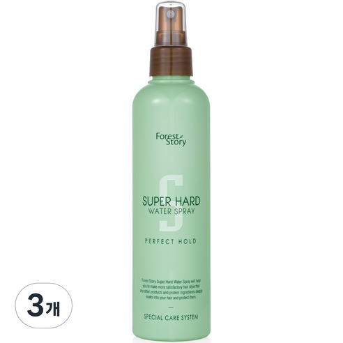 포레스트스토리 슈퍼 하드 워터 스프레이, 3개, 252ml
