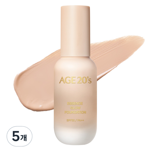 에이지투웨니스 에센스 글로우 파운데이션 30ml, 21호, 5개