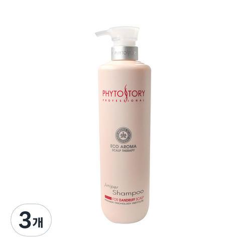 피토스토리 주니퍼 샴푸 비듬용, 850ml, 3개