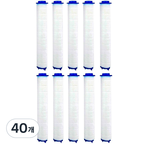 수텔라 정수 샤워기 필터, 40개