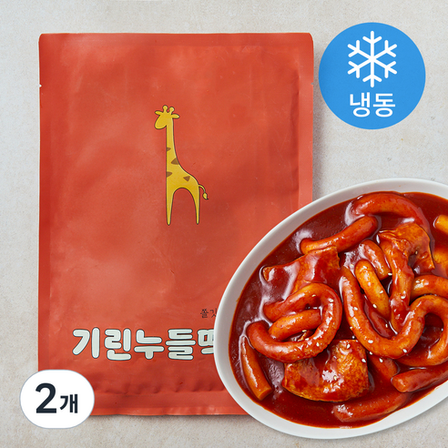 기린누들떡볶이 (냉동), 480g, 2개