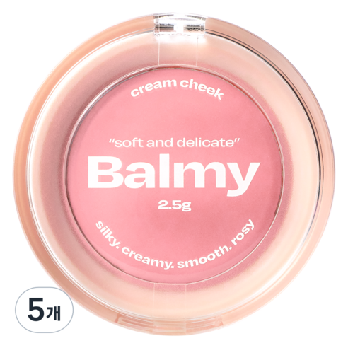 얼터너티브스테레오 바미 크림 치크 2.5g, 5개, 2 스트로베리 밀크