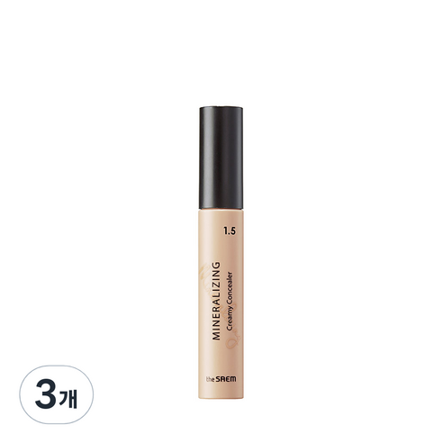 더샘 미네랄라이징 크리미 컨실러 6ml, 1.5 카푸치노, 3개