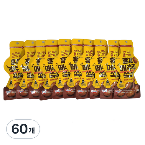 행복담기 쏙쏙 훈제 메추리알, 25g, 60개