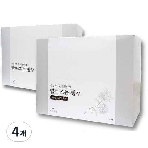 파르텐자 빨아쓰는 행주 일반형, 50개입, 4개