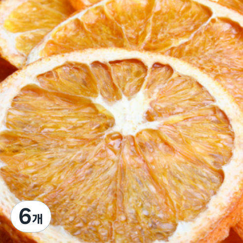 댈드 건조 과일칩 레몬, 20g, 6개
