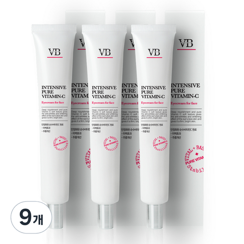 비바스 인텐시브 퓨어비타민C 아이크림 포 페이스, 20ml, 9개
