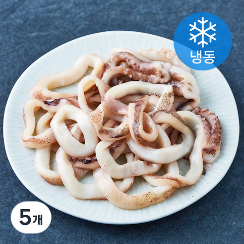 손질통오징어 링채 (냉동), 5개, 200g