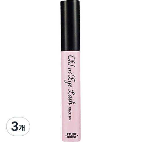 에뛰드하우스 오 마이 래쉬 쌩얼 카라 7ml, 6호 블랙틴트, 3개