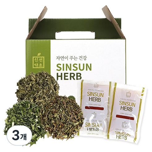 신선약초 국산 구절초약쑥익모초즙 30포, 6820ml, 3개