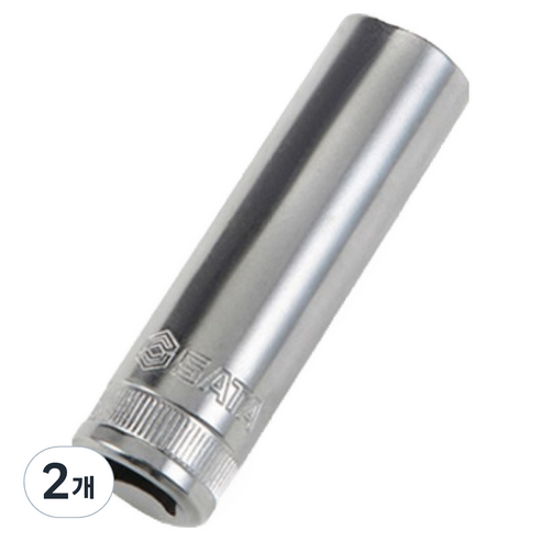 사타 육각 롱 소켓 8mm 12401, 2개