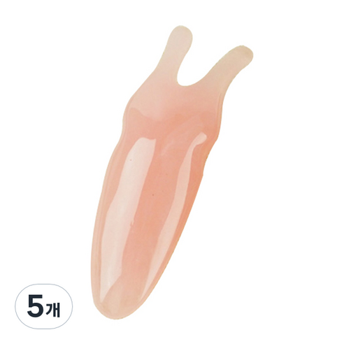 제이알유 달팽이 괄사 마사지 도구, 핑크, 5개