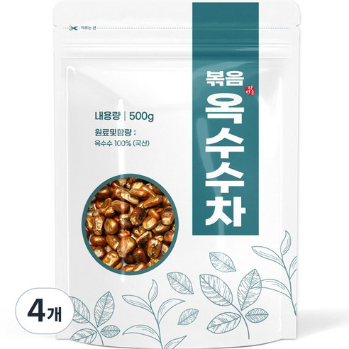 볶음 옥수수차, 500g, 1개입, 4개