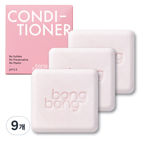 봉봉프랜즈 아동용 린스바, 100g, 9개