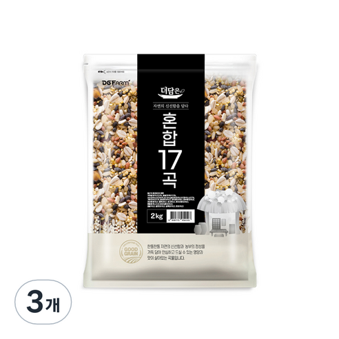 더담은 혼합 17곡, 3개, 2kg
