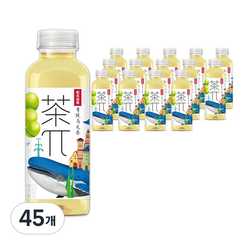차파이 청포도 우롱차, 45개, 500ml