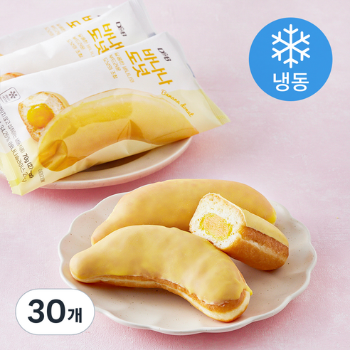 디엔비 바나나도넛 (냉동), 70g, 6개입, 5개