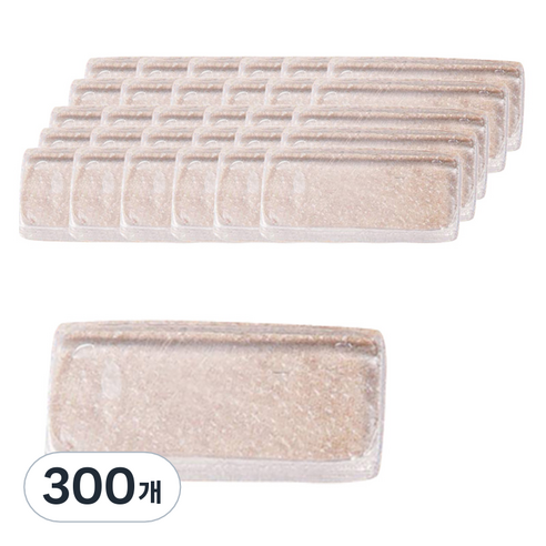 엘로템즈 실리콘 초강력 미니 사각 양면 테이프 투명 15 x 9 mm, 300개