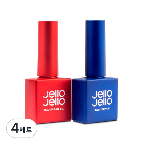 젤로젤로 필오프 베이스젤 + 글로시 탑젤, 4개