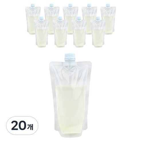 맘스퀴즈 스파우트 음료 파우치 28mm 2000ml, 1개입, 20개