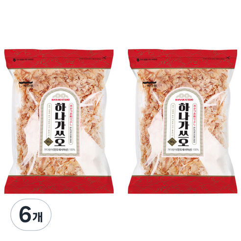 바다원 하나 가쓰오부시, 50g, 6개