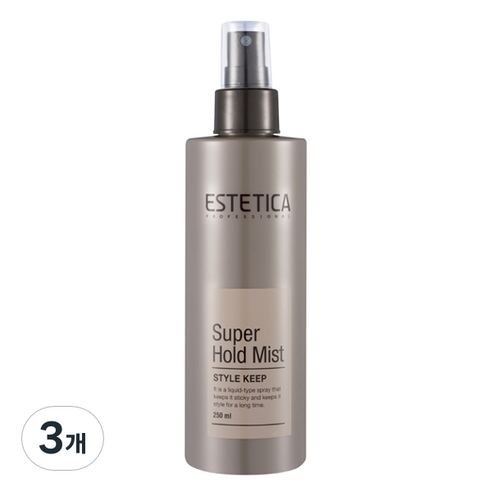 에스테티카 슈퍼 홀드 헤어미스트, 250ml, 3개