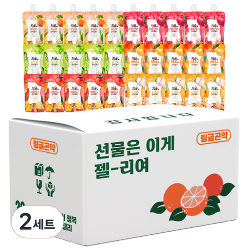 로엘 팅글 곤약젤리 130g 6종 x 5p 세트, 2세트