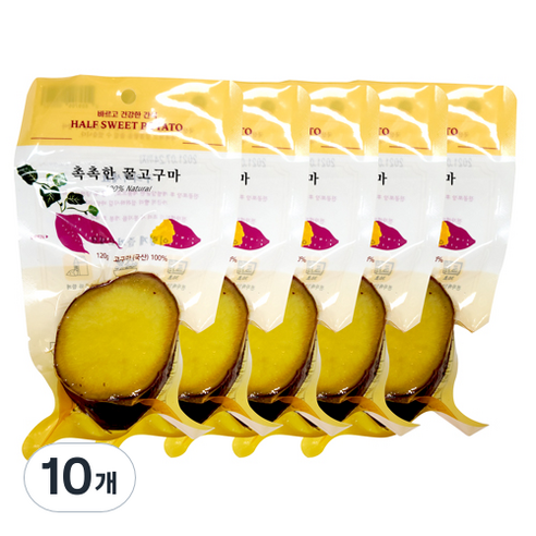한울푸드 촉촉한꿀고구마, 120g, 10개
