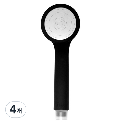 바스템 무광블랙 윈드 샤워기, 4개