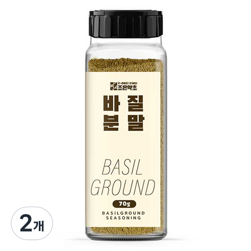 조은약초 바질 분말, 70g, 2개